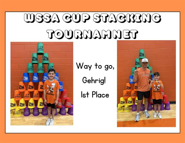  Gehrig Garcias won 1st Place at the WSSA Cup Stacking Event
